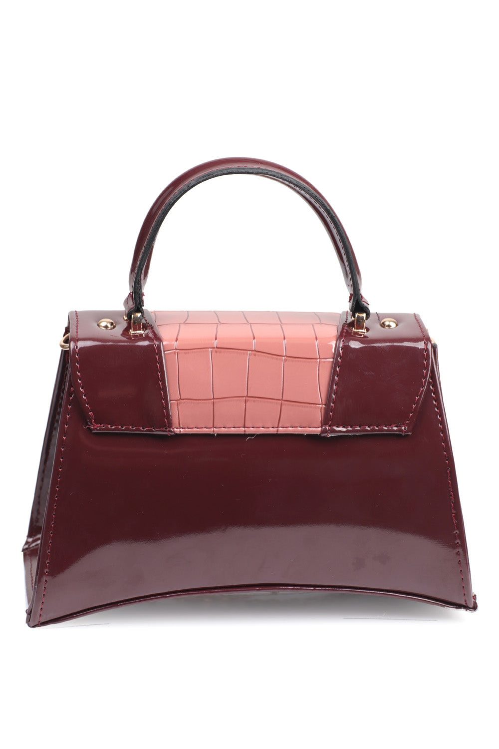 Kleine Damen Handtasche mit Krokodilmuster