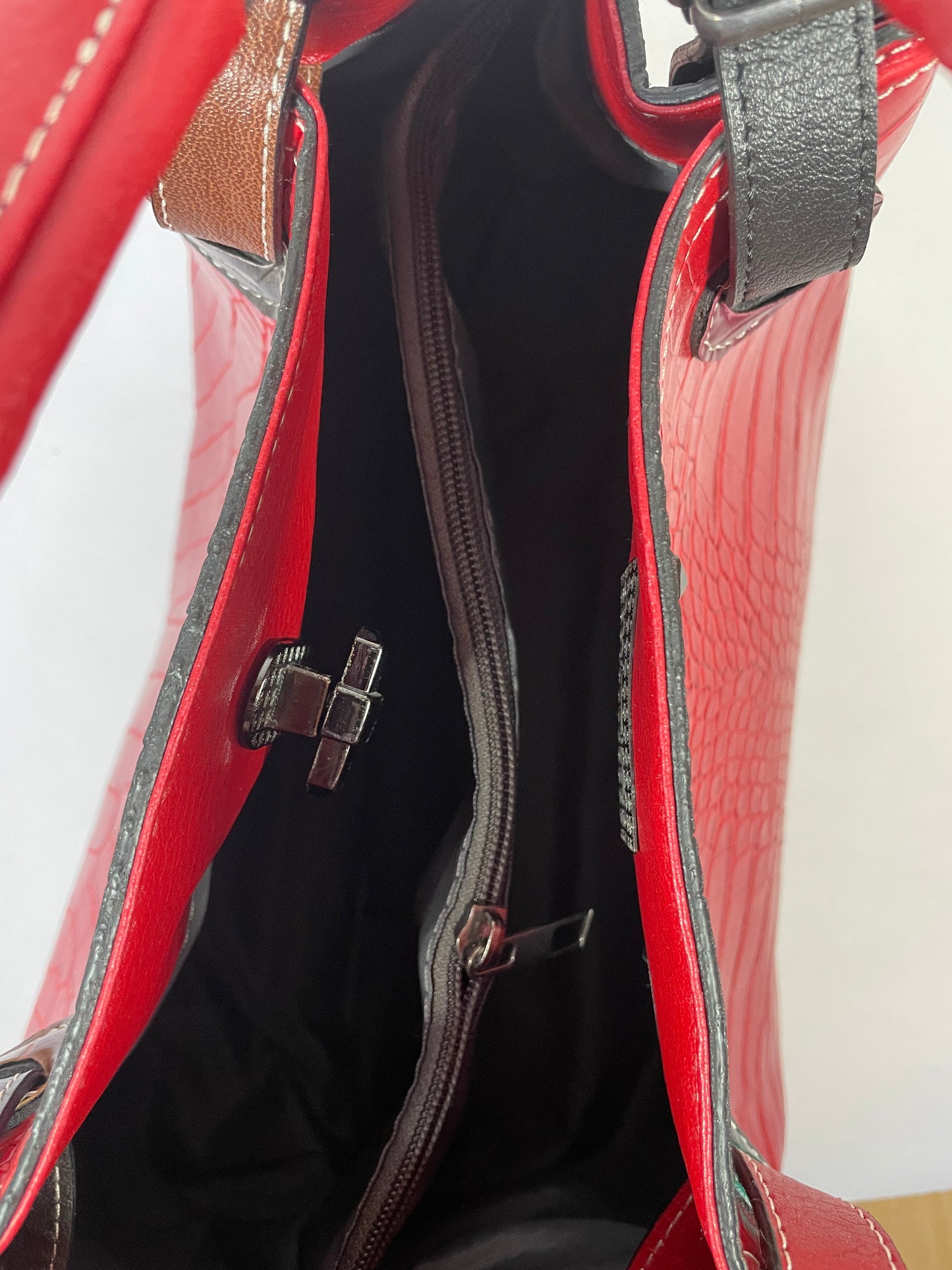 Croko Leder Large Große Handtaschen