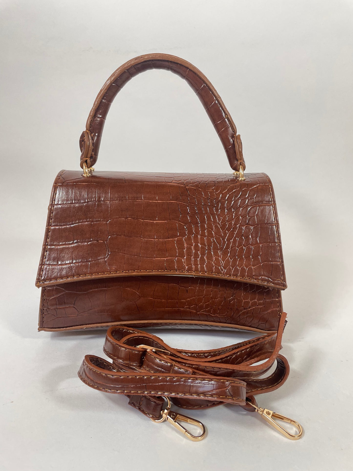 Croko Leder Kleine Handtaschen