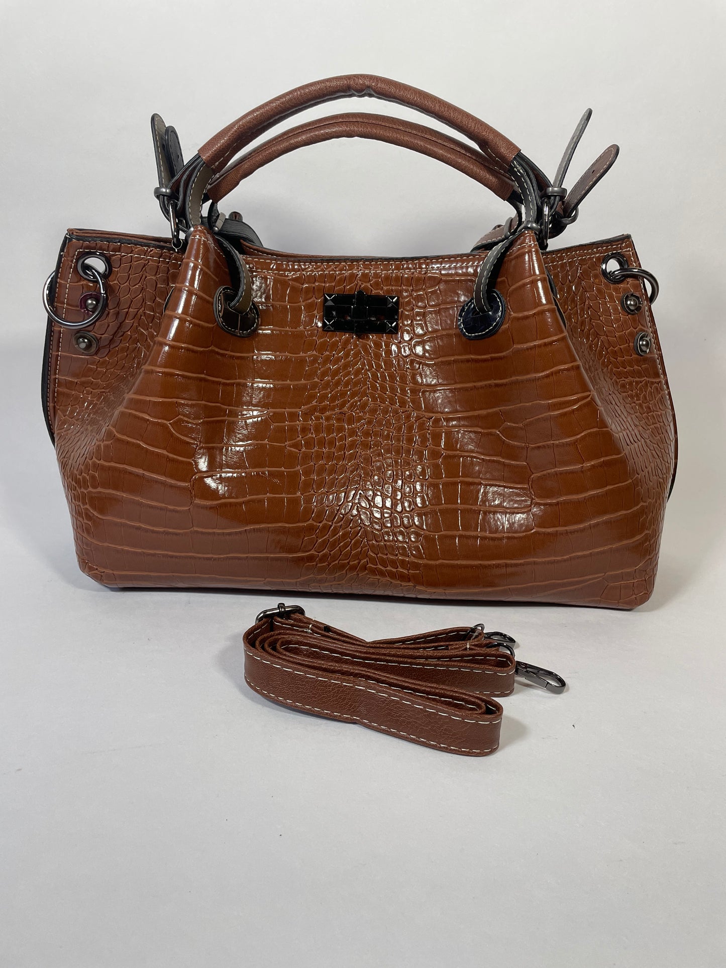 Croko Leder Large Große Handtaschen