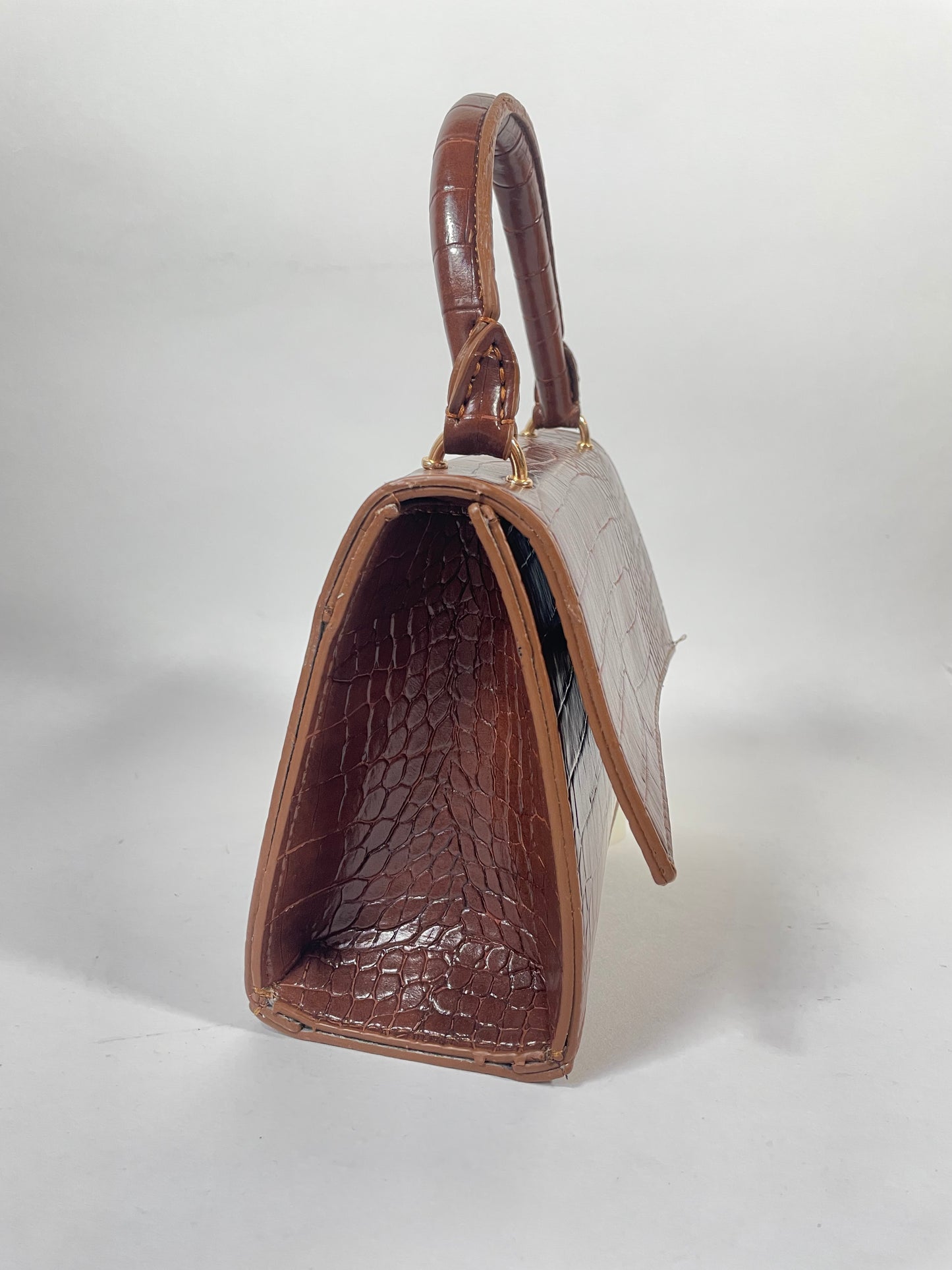 Croko Leder Kleine Handtaschen