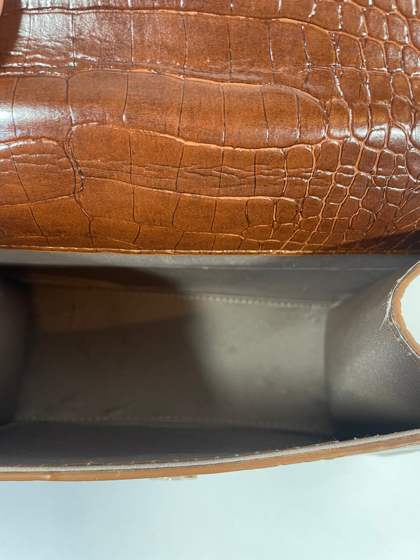 Croko Leder Kleine Handtaschen