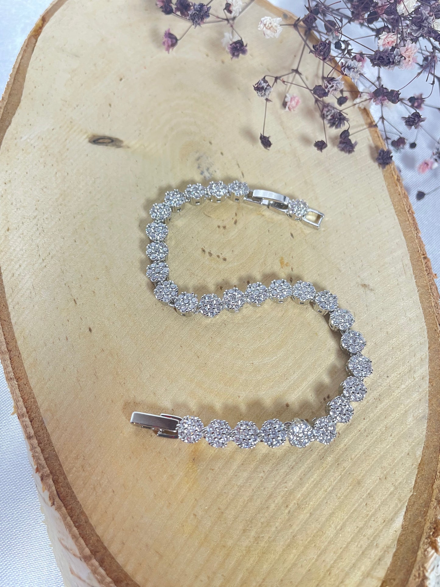 Baguette Flower Armkette